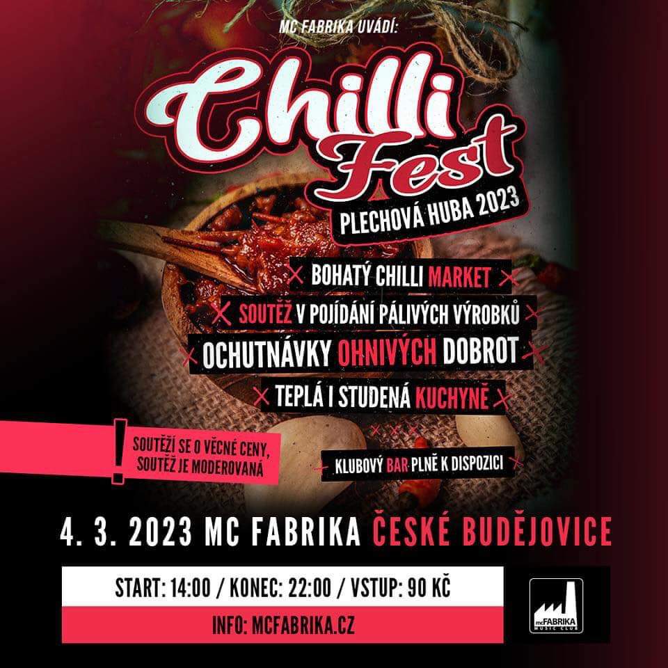 CHILLI FEST - PLECHOVÁ HUDBA 2023