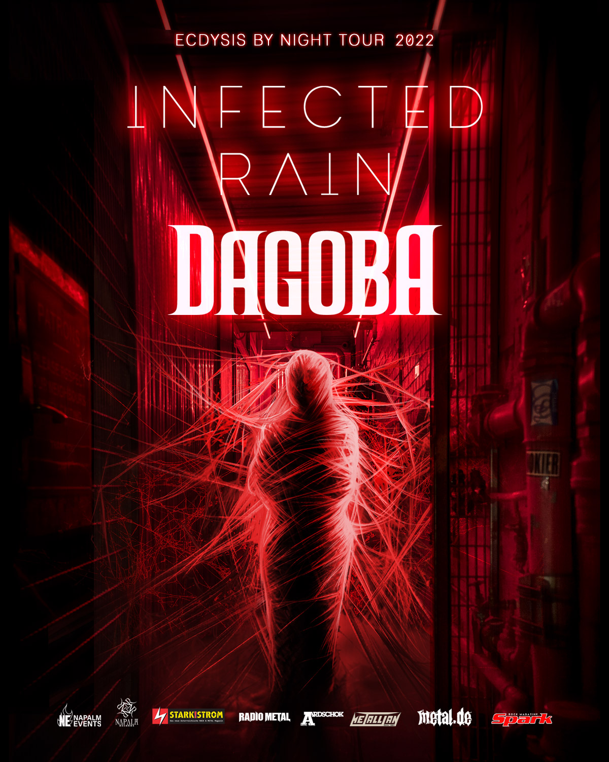 Infected Rain (MD) + Dagoba (FR) + Up!Great