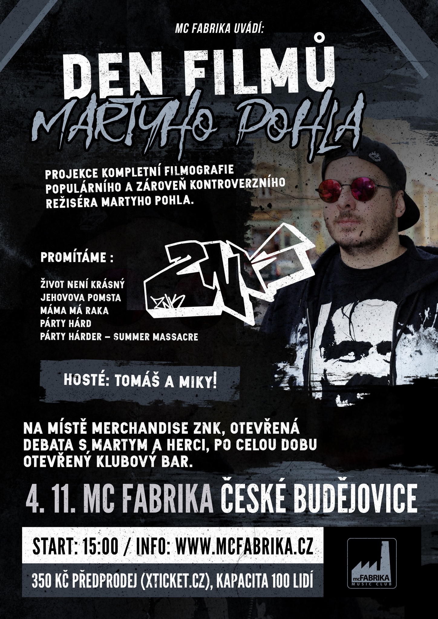 Den filmů Martyho Pohla se vrací