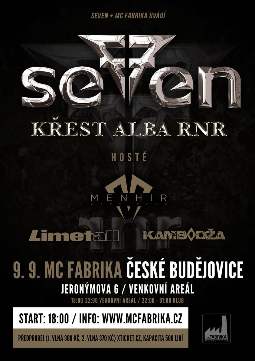 SEVEN - křest nové desky RNR